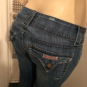 Hudson low rise blue jeans size 29
